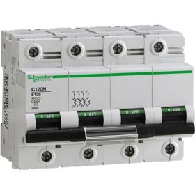 C120N, 3P, 10kA, 400V, C curve